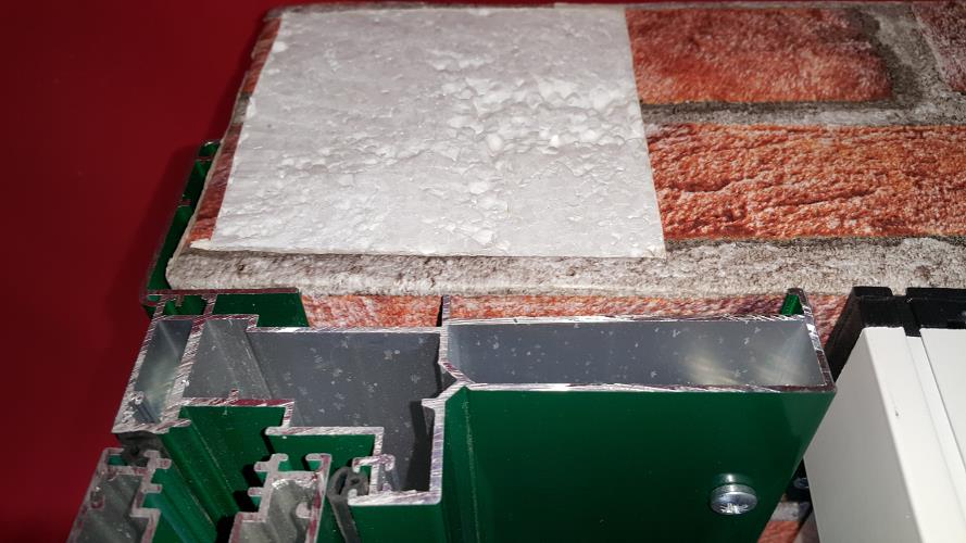 JVS Montaj obloane la fata peretelui termoizolat cu polistiren 100mm